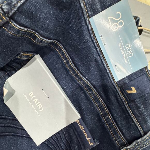 7 For All Mankind Women's Bootcut B(Air) Jeans In Rinsed Indigo Size 28 NWT - Picture 11 of 12